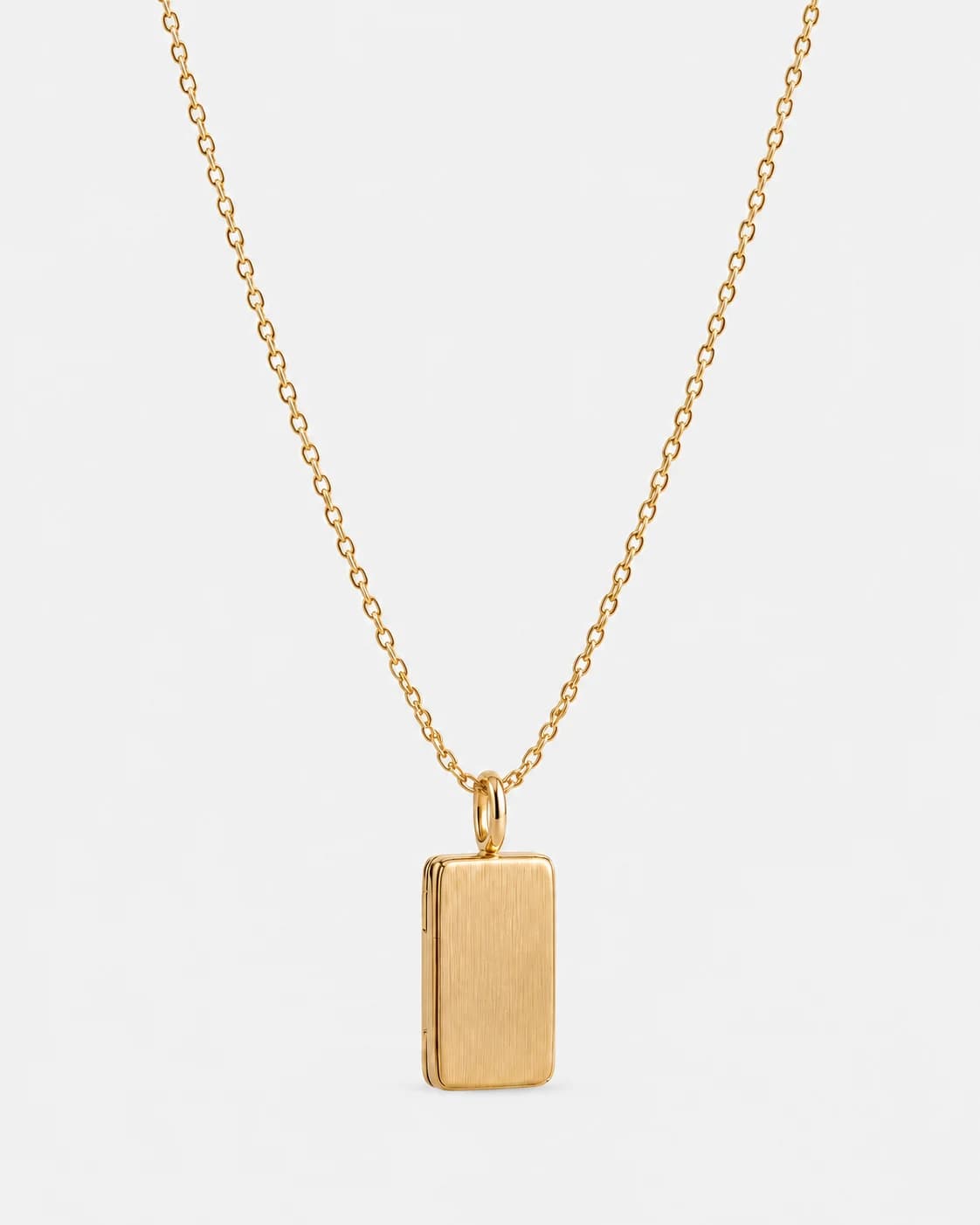 Planar Locket, 18k Gold Vermeil — studio view